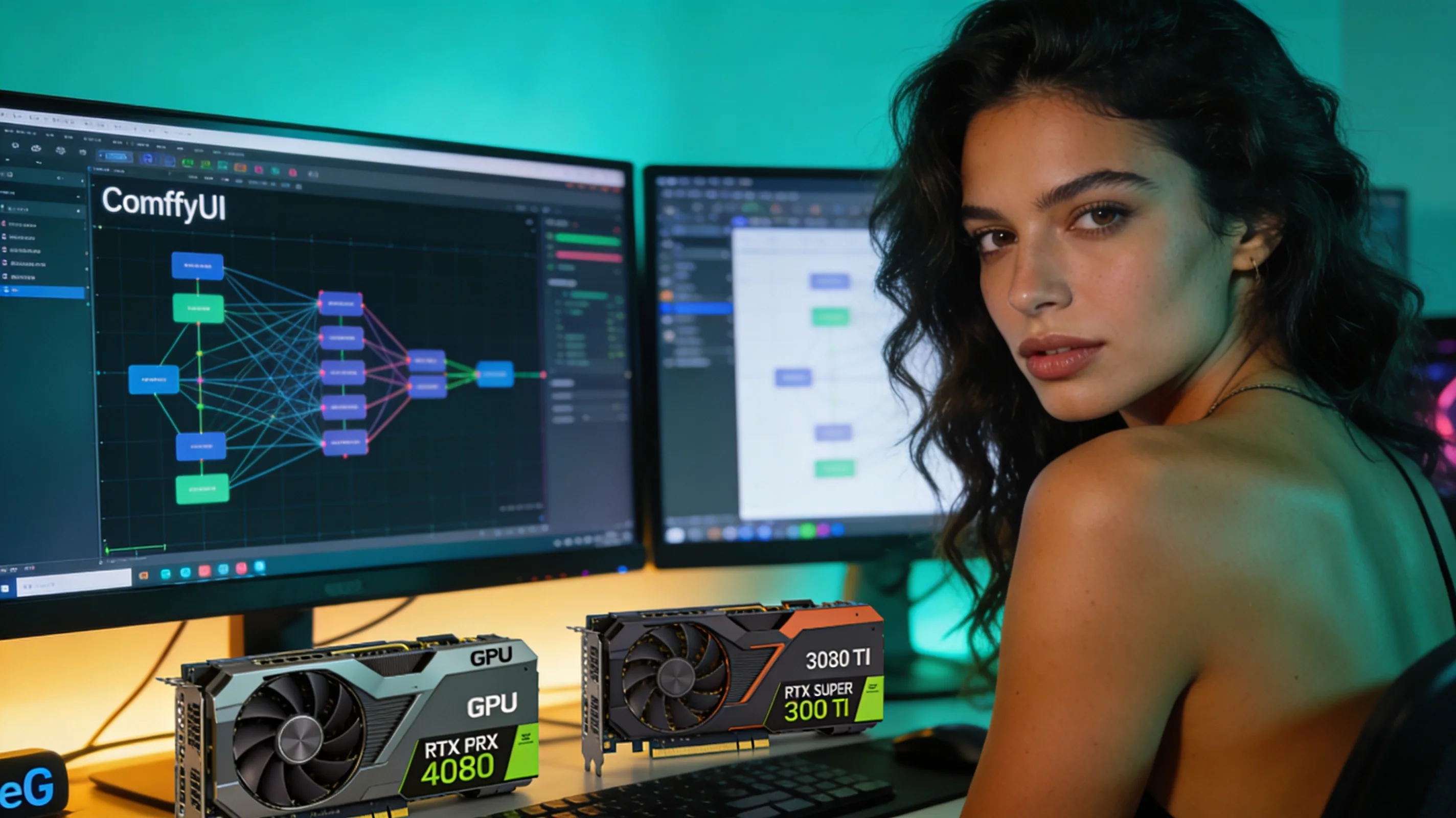 ComfyUI dual-GPU setup yields no video speed gains despite 28GB VRAM