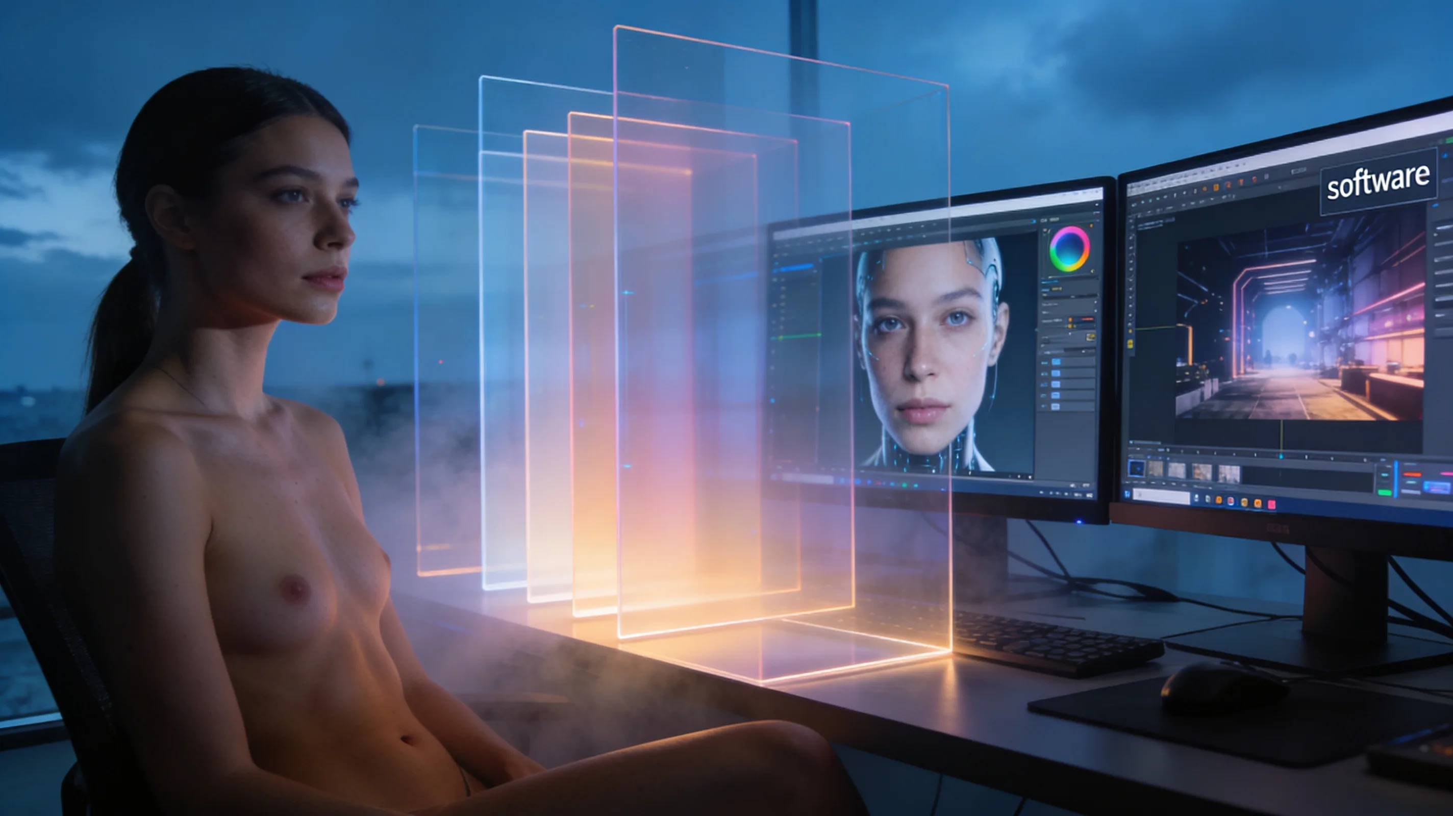 House of David mixed Kling and Runway for post-production AI shots