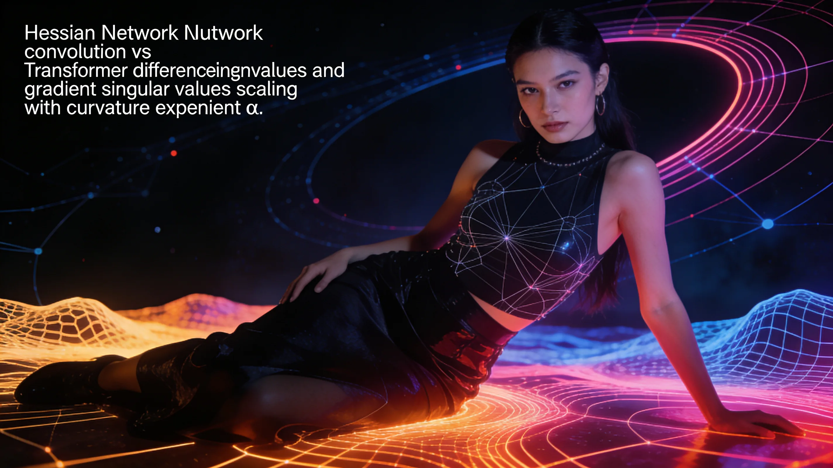 Neural network curvature exponent decomposed: why convolutions differ from transformers