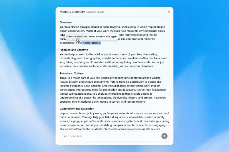 ChatGPT memory auto-updates via background 'dreaming' process, now rolling out
