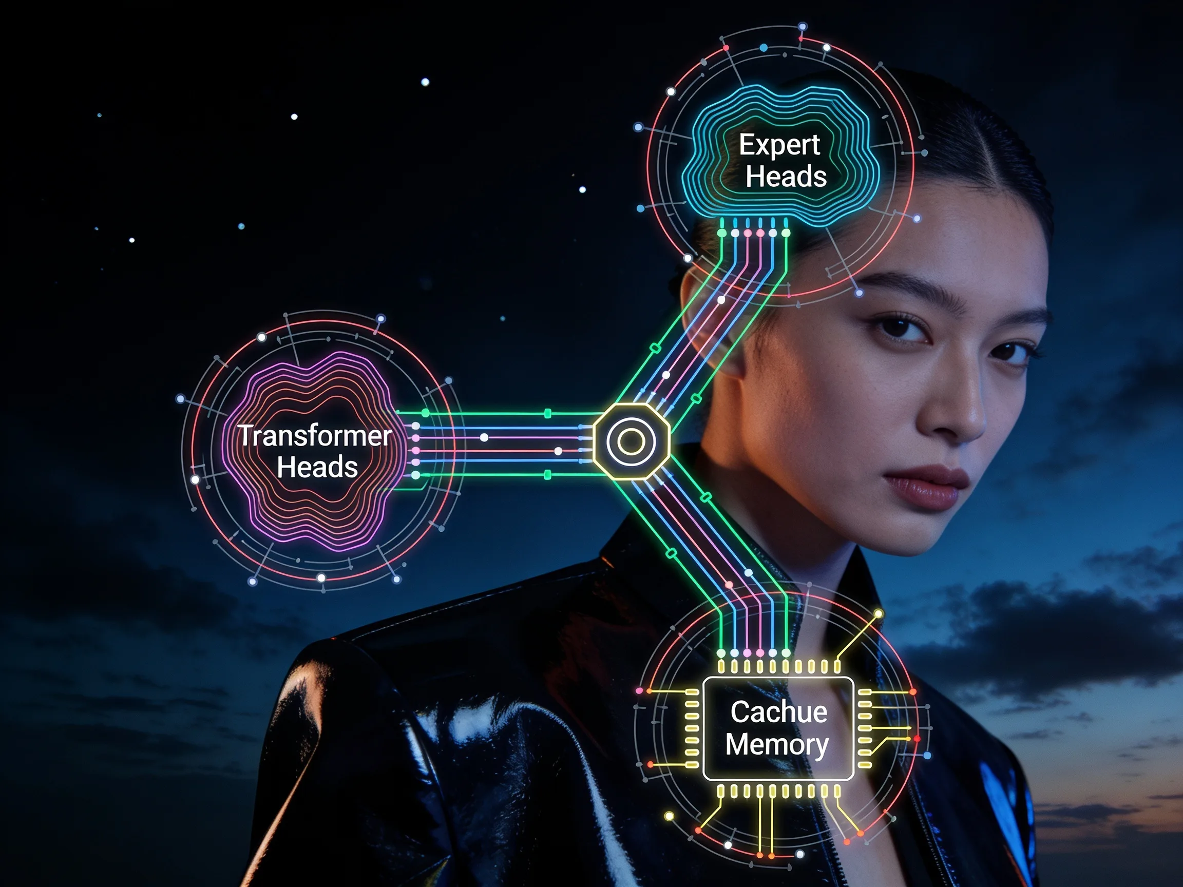 TriRoute unifies attention, expert, and cache routing in single controller