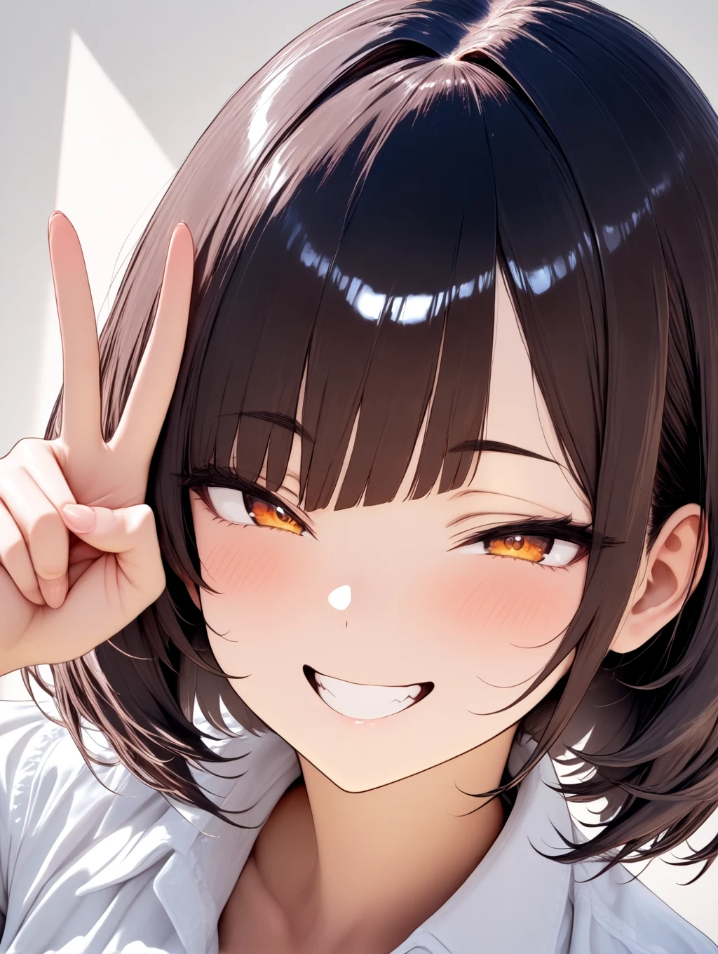 1girl-portrait-shiny-hair-silky-hair-5ea9a2 on Animagine XL