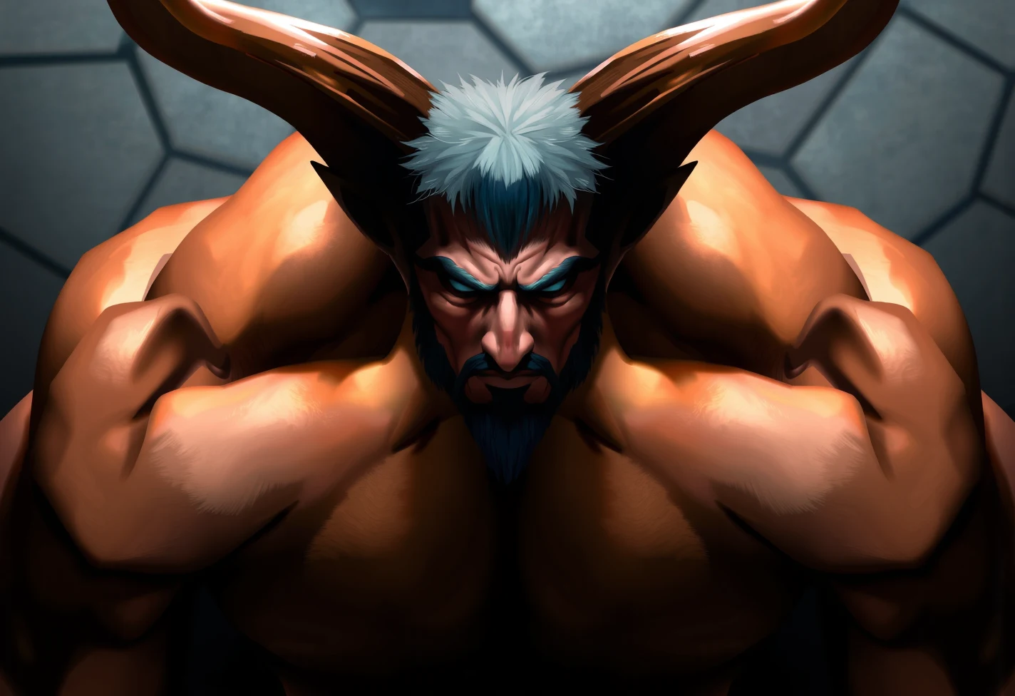 1boy-male-focus-goro-tachibana-muscular-5550bf on PixelWave