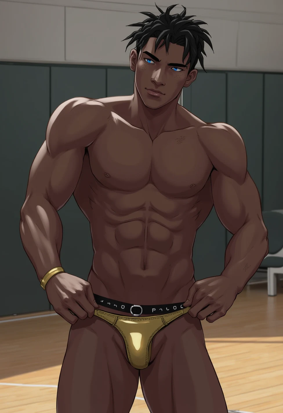 1boy-man-front-view-handsome-face-3d455b on FLUX.1 [dev]