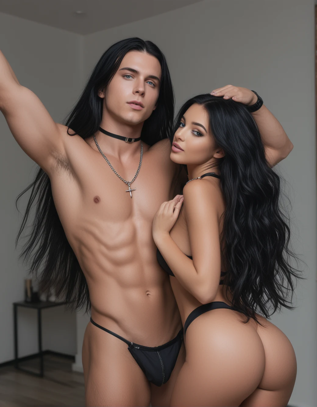 1girl-1boy-anal-sex-black-penis-b088aa on Art Universe