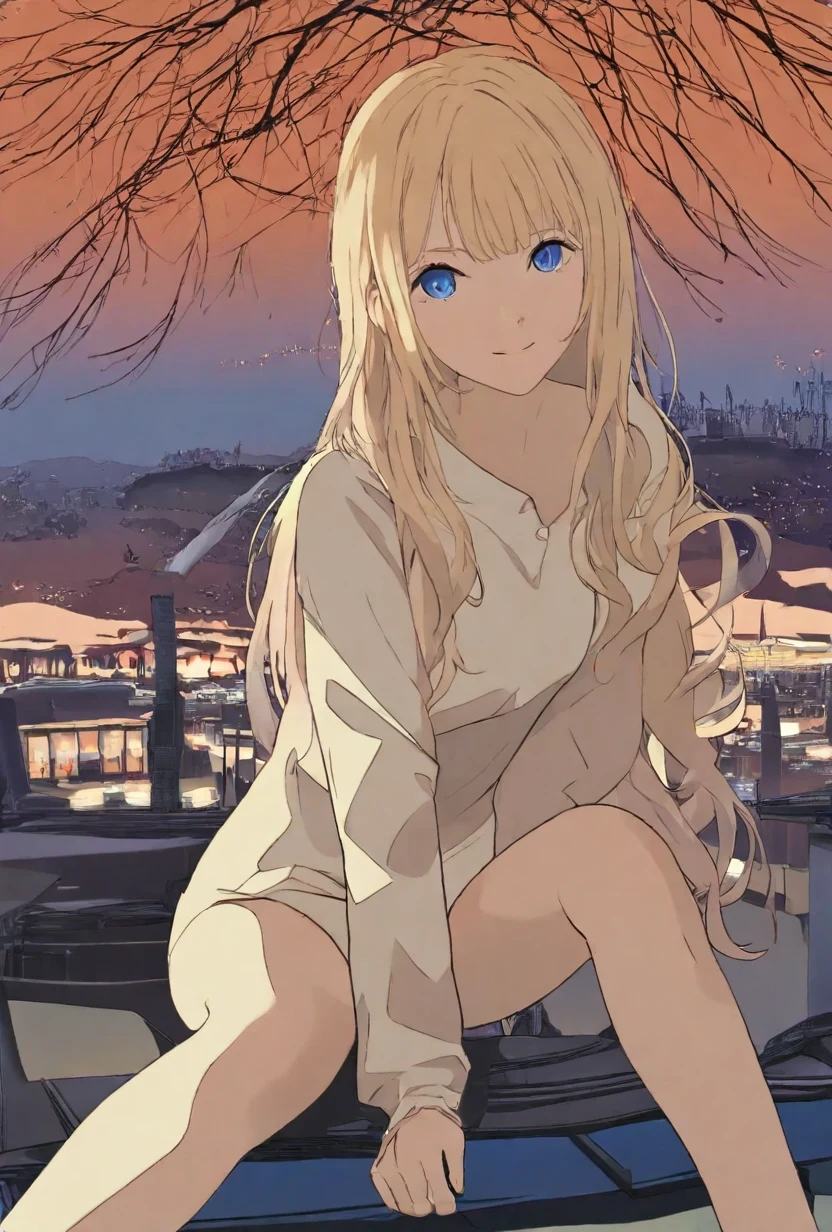 1girl-beautiful-face-long-hair-blonde-2dbf88 on IllustriousXL v0.1