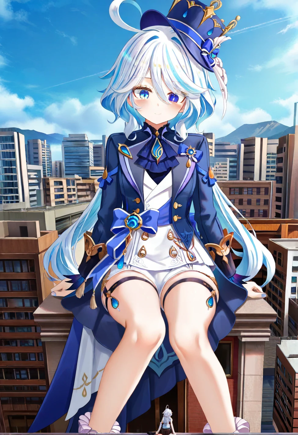 1girl-furina-genshin-impact-lin-zhai-92d445 on Cat Tower (NoobAI XL checkpoint)