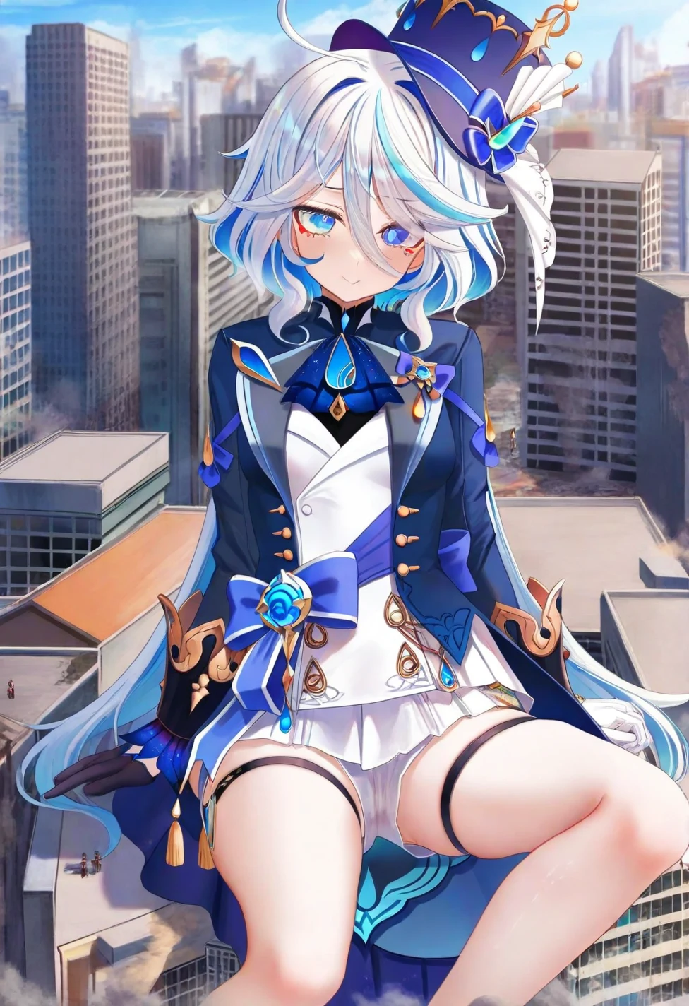 1girl-furina-genshin-impact-lin-zhai-92d445 on Hassaku XL (Illustrious)