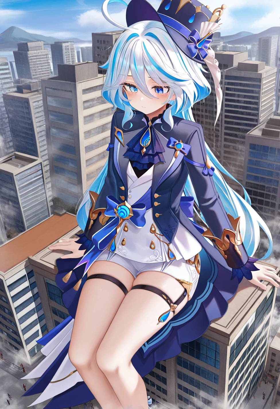 1girl-furina-genshin-impact-lin-zhai-92d445 on WAI-illustrious-SDXL