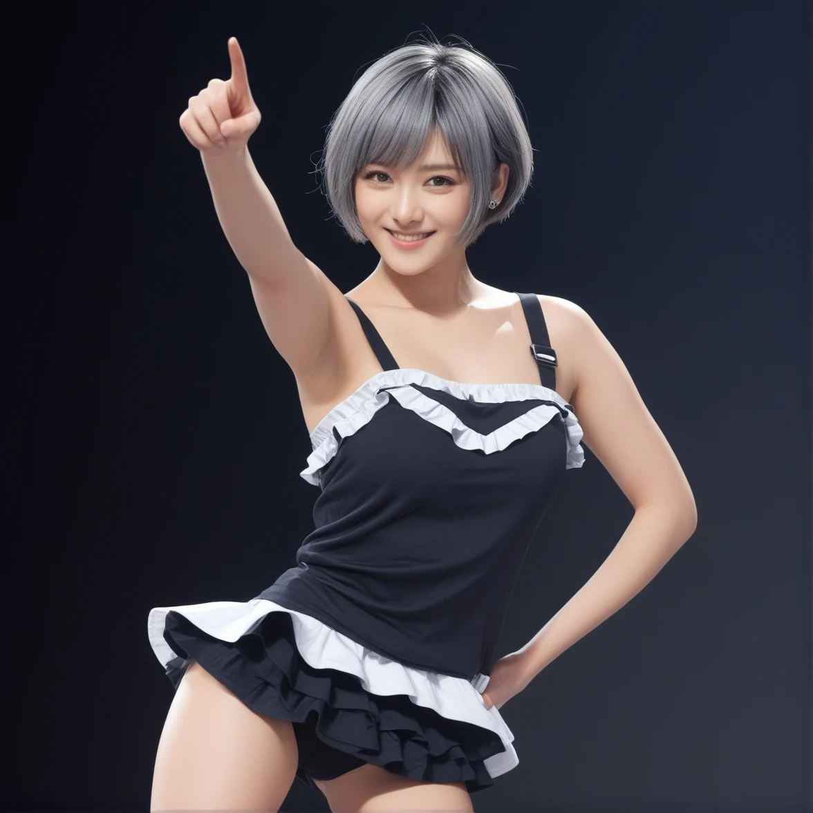 1girl-hinomori-shiho-project-sekai-solo-ed53c9 on Juggernaut XL