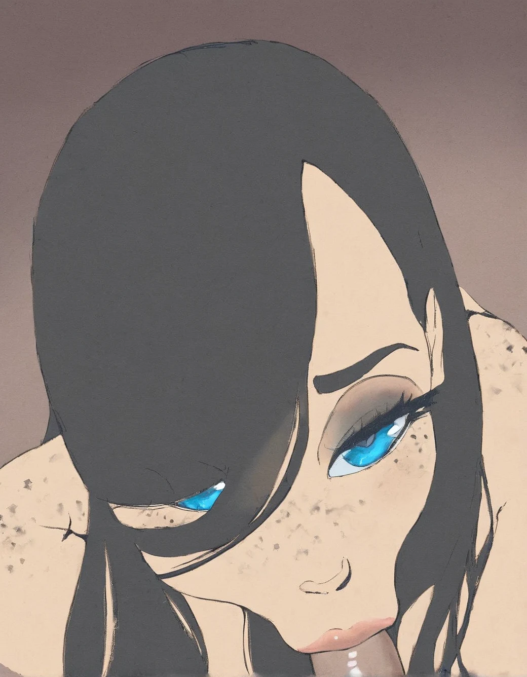 1girl-light-makeup-beautiful-blue-eyes-cedc8f on Pony Diffusion XL