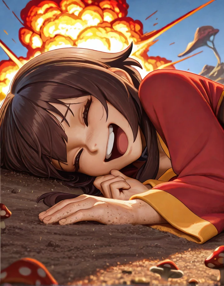 1girl-megumin-solo-side-outdoors-dirt-c5de78 on Nova Anime XL