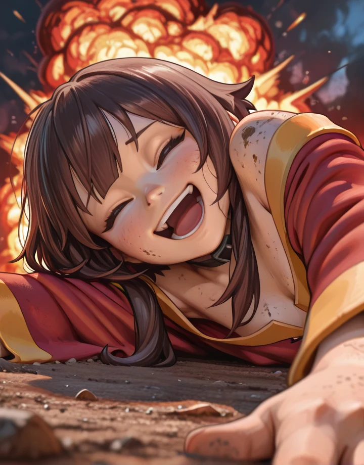 1girl-megumin-solo-side-outdoors-dirt-c5de78 on Nova Furry XL