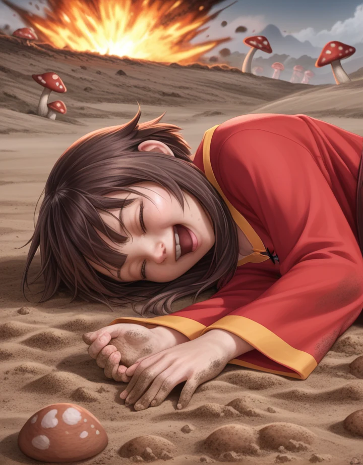 1girl-megumin-solo-side-outdoors-dirt-c5de78 on Prefect Pony XL