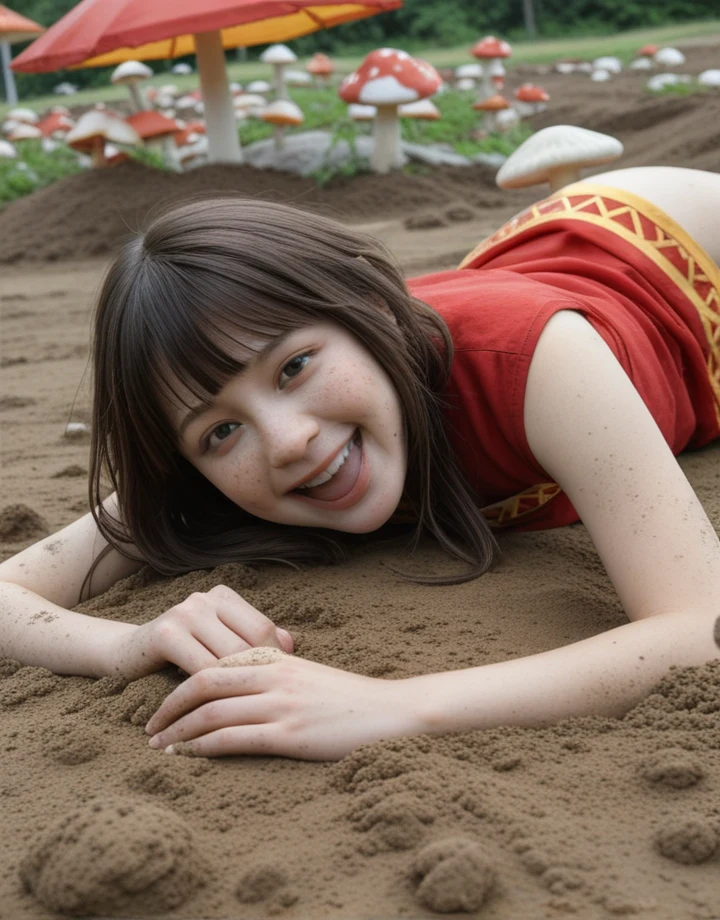 1girl-megumin-solo-side-outdoors-dirt-c5de78 on RealMixPony