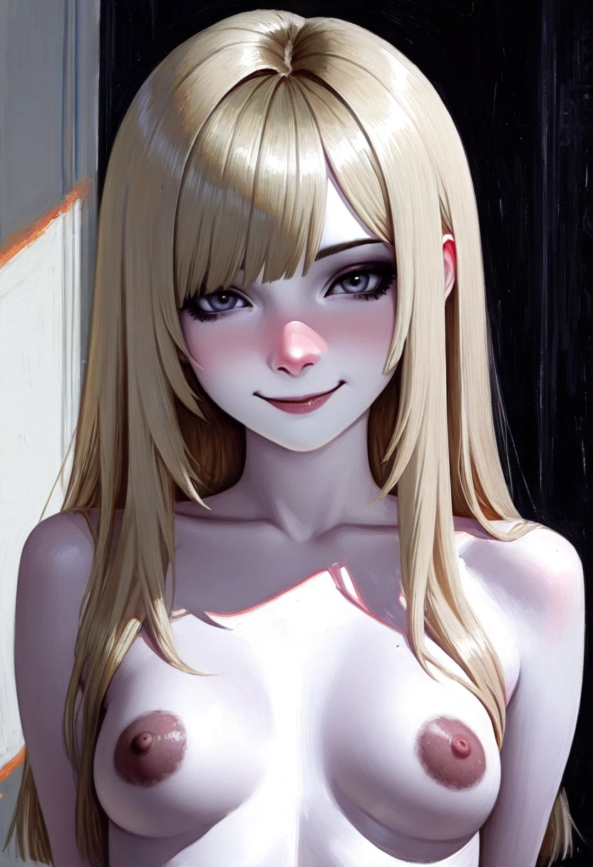 1girl-oil-painting-nude-goth-girl-efff24 on One obsession