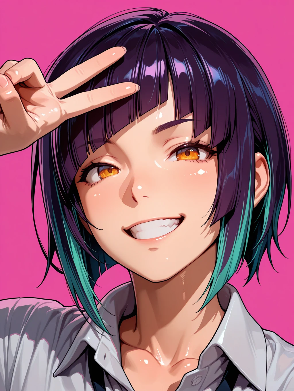 1girl-portrait-shiny-hair-silky-hair-5ea9a2 on HomoSimile XL [Pony, Illustrious, NoobAI]