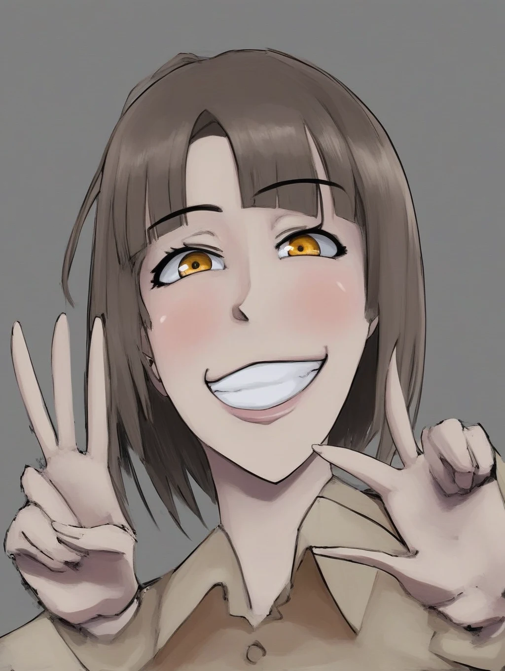 1girl-portrait-shiny-hair-silky-hair-5ea9a2 on Pony Diffusion XL