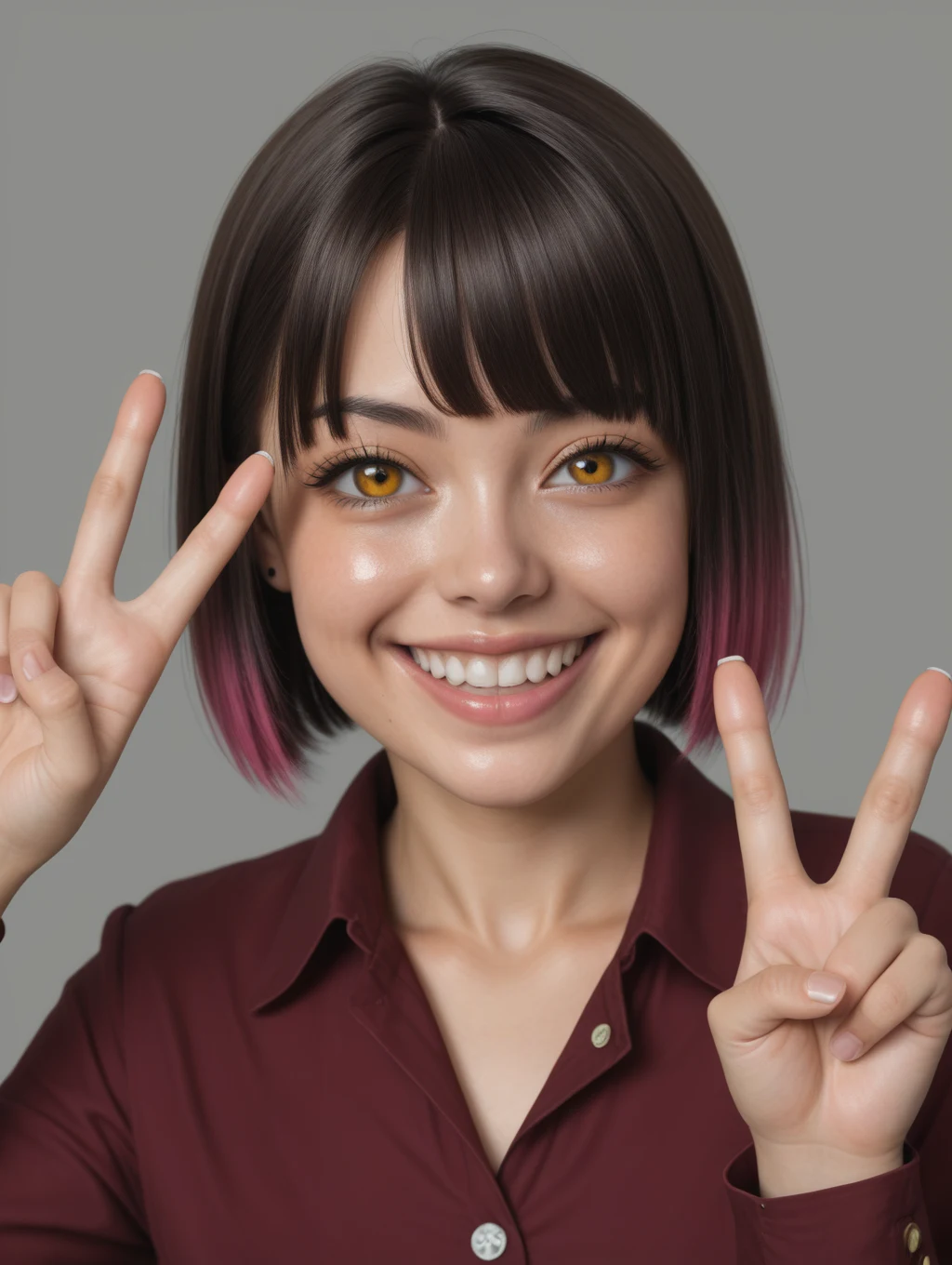 1girl-portrait-shiny-hair-silky-hair-5ea9a2 on Realism By Stable Yogi (Pony)