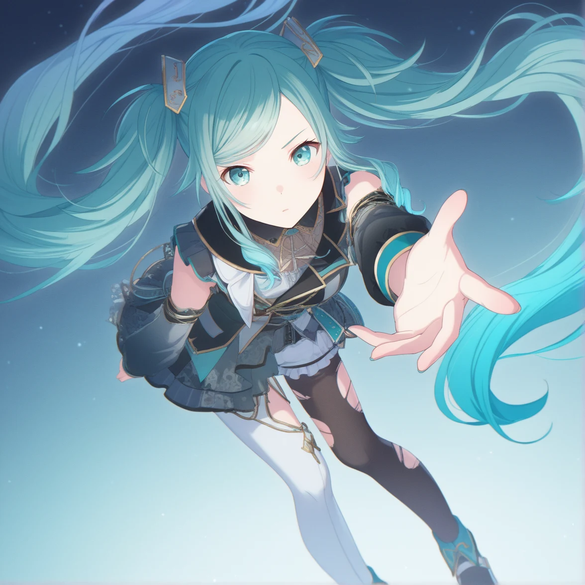 1girl-project-sekai-solo-very-long-d2e9e1 on Indigo Void Furry Fused XL / Furry NoobAI