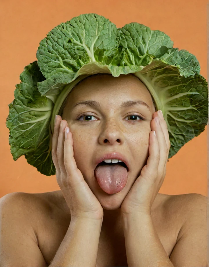 1girl-solo-cabbage-head-hands-own-b3619b on epiCRealism XL