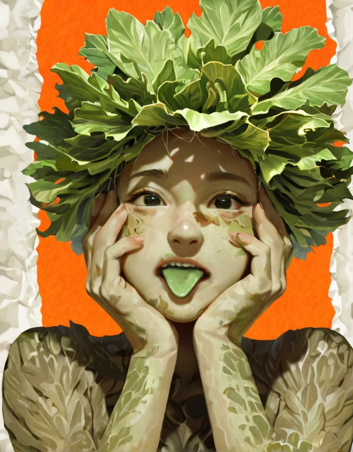 1girl-solo-cabbage-head-hands-own-b3619b on Indigo Furry Mix XL