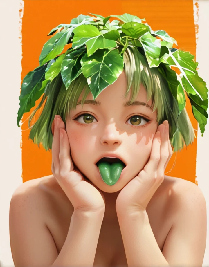 1girl-solo-cabbage-head-hands-own-b3619b on ✨ JANKU Trained + Chenkin & NoobAI + RouWei Illustrious XL ✨