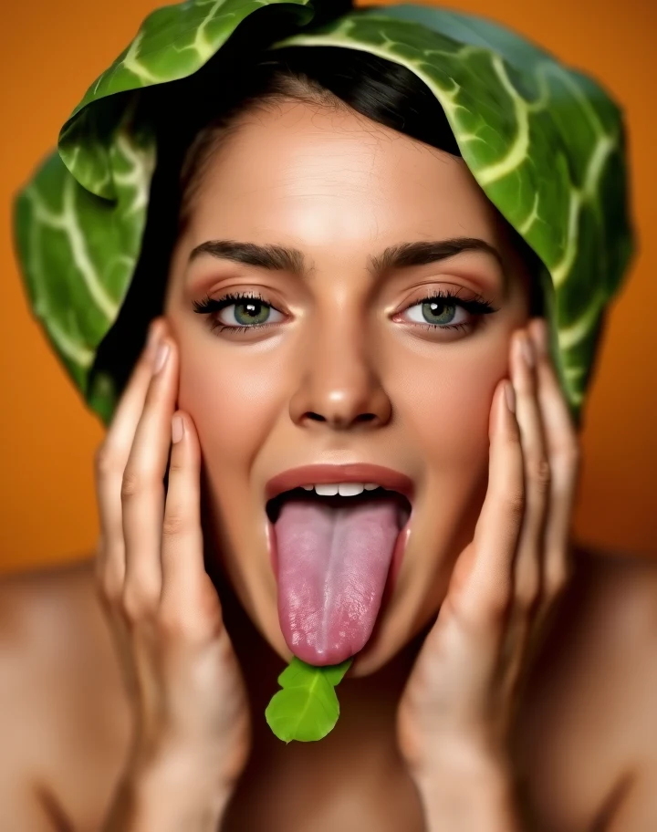 1girl-solo-cabbage-head-hands-own-b3619b on PixelWave