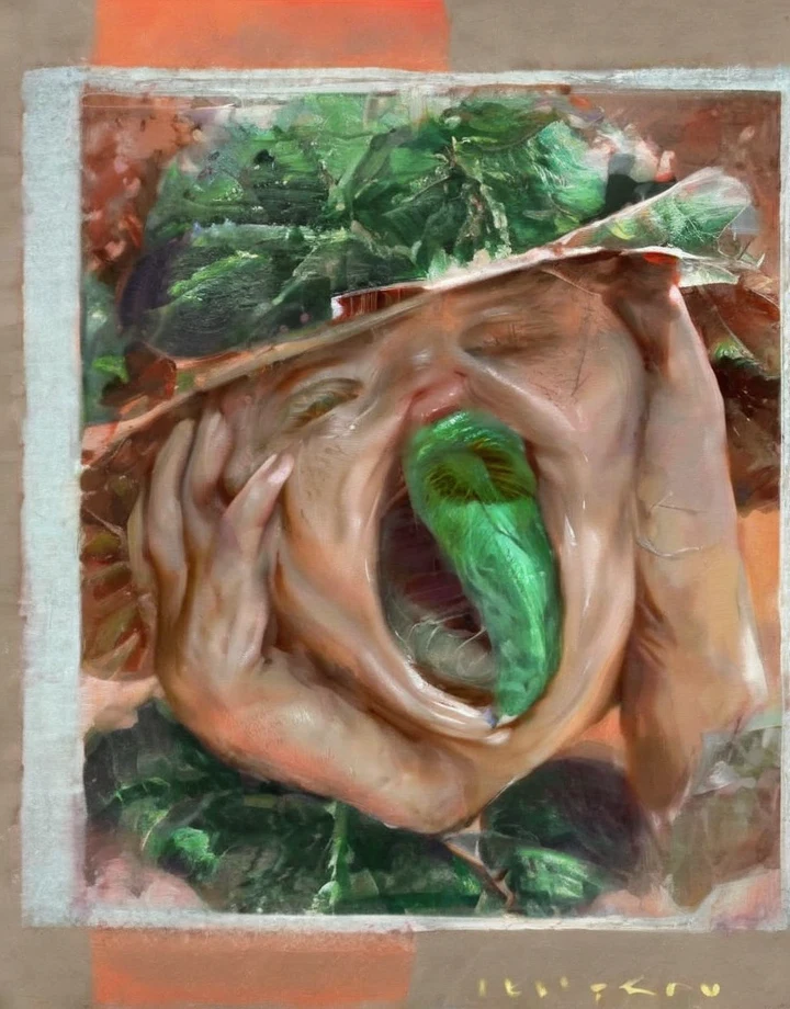 1girl-solo-cabbage-head-hands-own-b3619b on Pony Diffusion XL