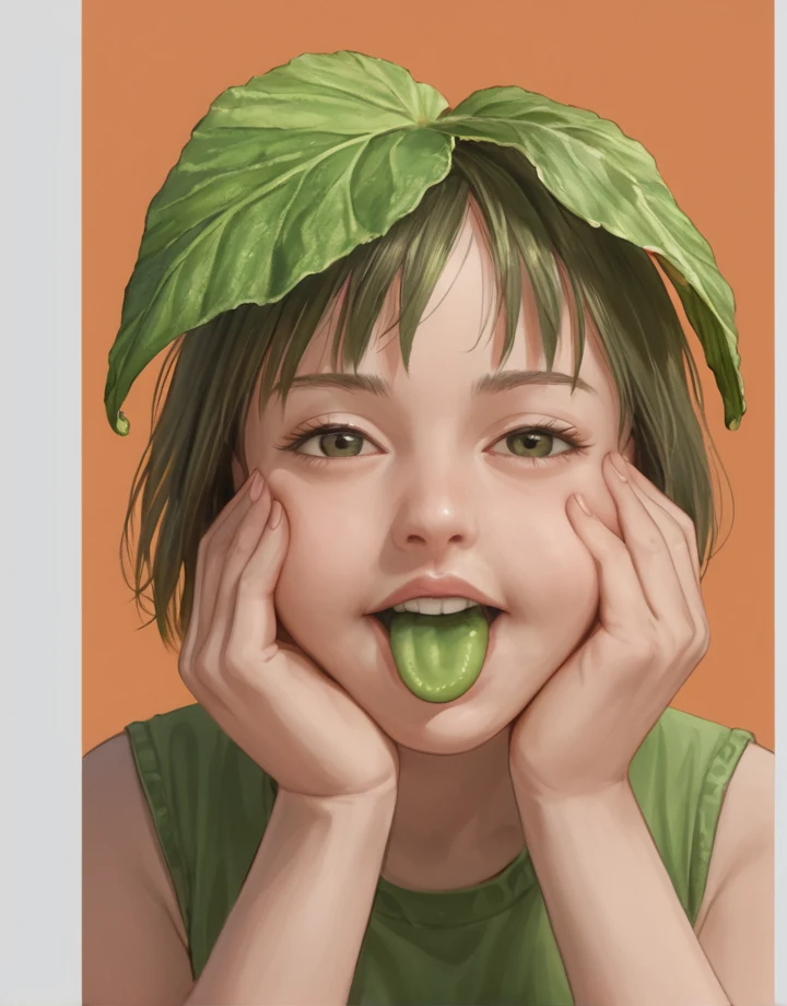 1girl-solo-cabbage-head-hands-own-b3619b on Prefect Pony XL