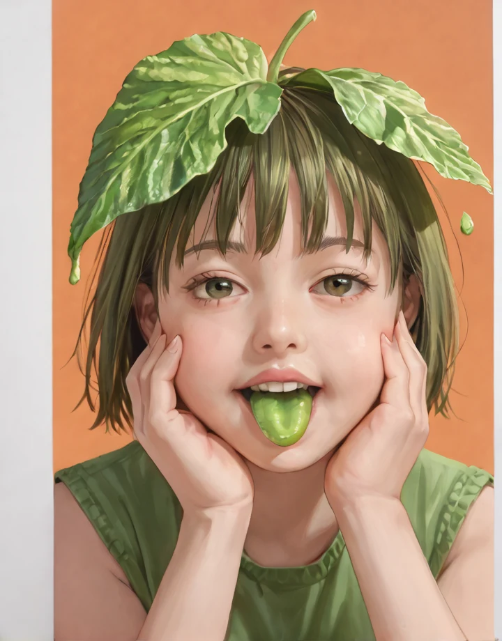 1girl-solo-cabbage-head-hands-own-b3619b on WAI-ANI-PONYXL