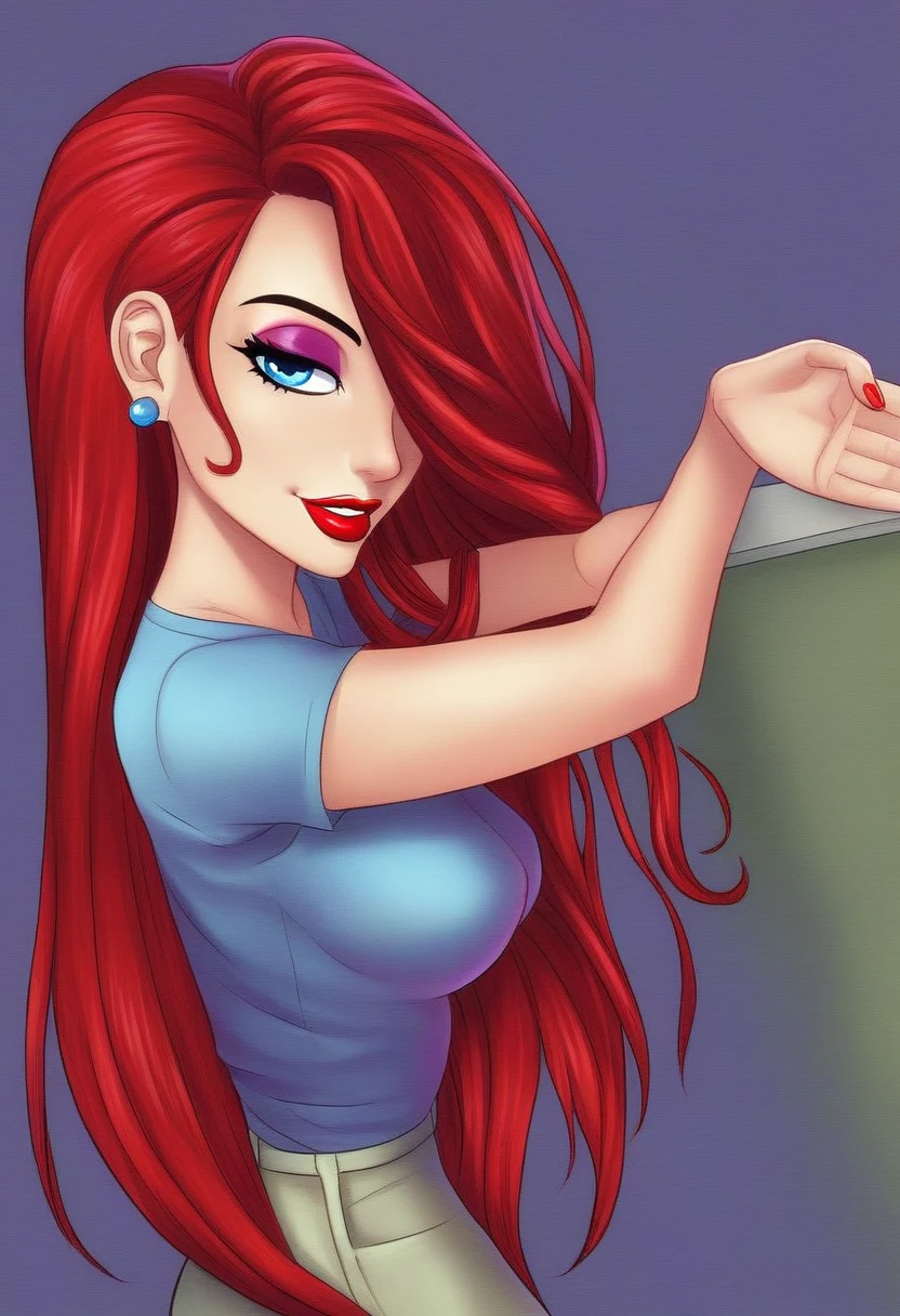 1girl-solo-lora-natasha_smiling_friends_ilxl-natashasfxl-long-f888e4 on Pony Diffusion XL