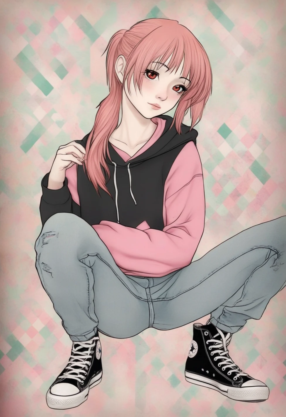 1girl-solo-masterpiece-best-quality-amazing-434fb6 on The Araminta Experiment (SDXL+Flux)