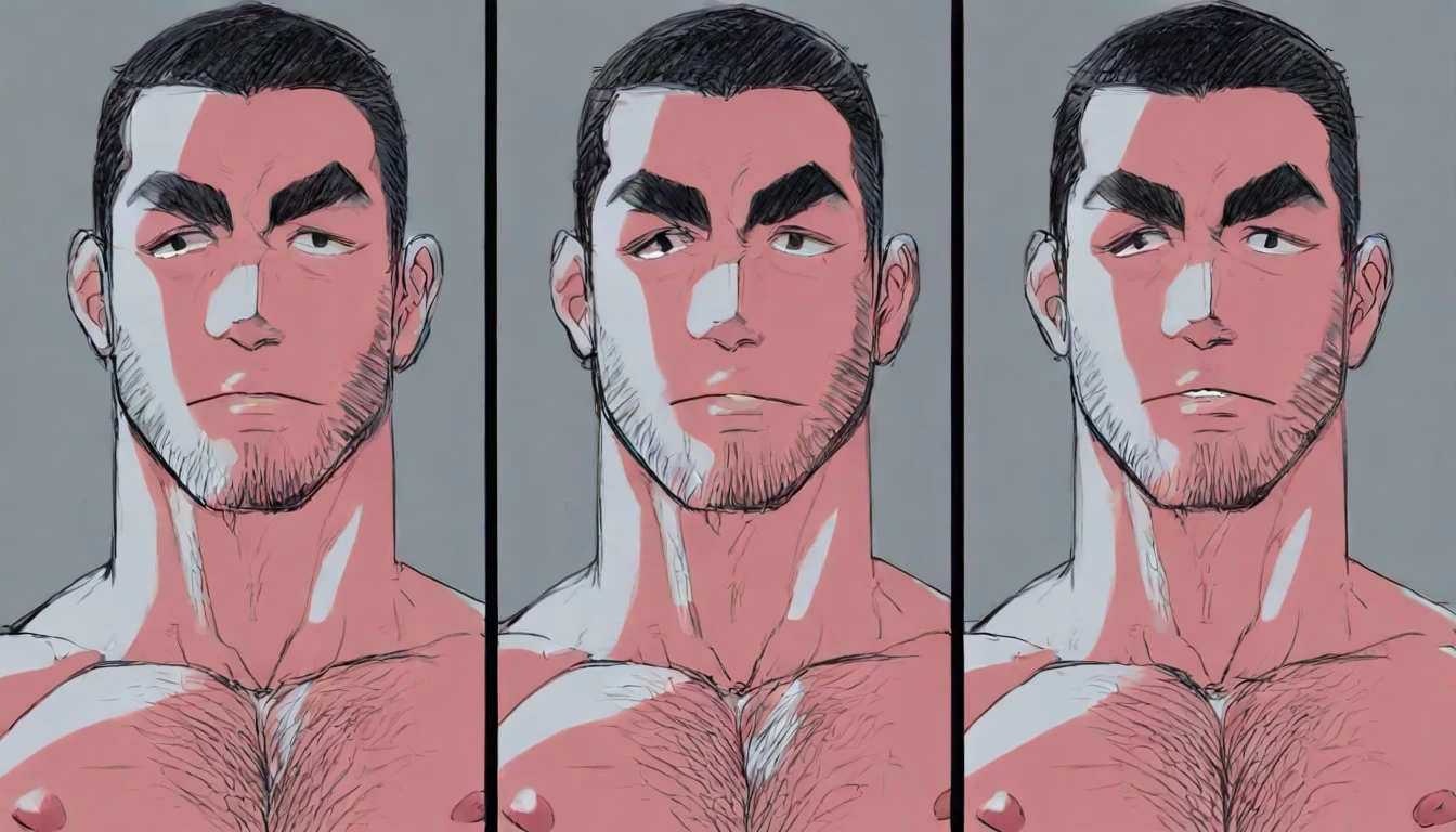 1man-muscular-daddy-broad-shoulders-big-9c7d78 on IllustriousXL v0.1