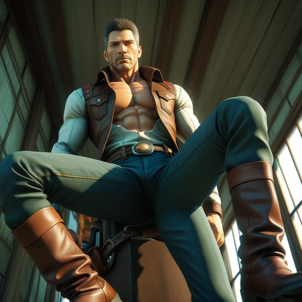 anime-color-dutch-angle-cowboy-shot-d7b2f1 on Juggernaut XL