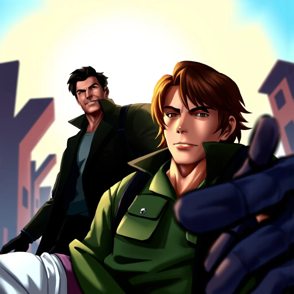 anime-color-dutch-angle-cowboy-shot-d7b2f1 on PixelWave