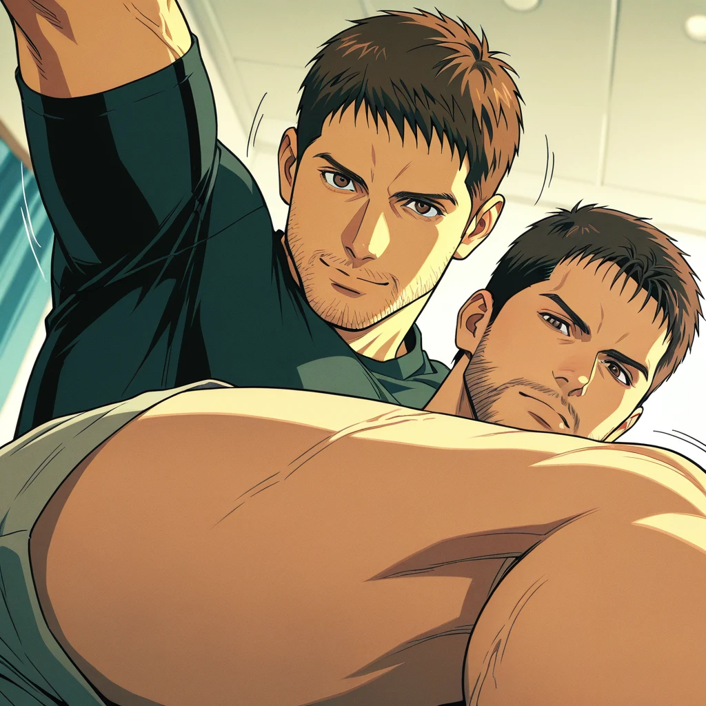 anime-color-dutch-angle-cowboy-shot-d7b2f1 on WAI-illustrious-SDXL