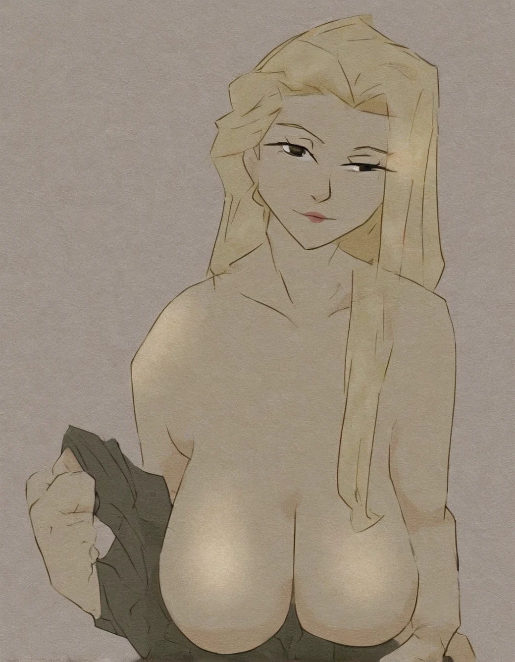 beautiful-face-undressing-huge-natural-hanging-1c9c23 on Pony Diffusion XL