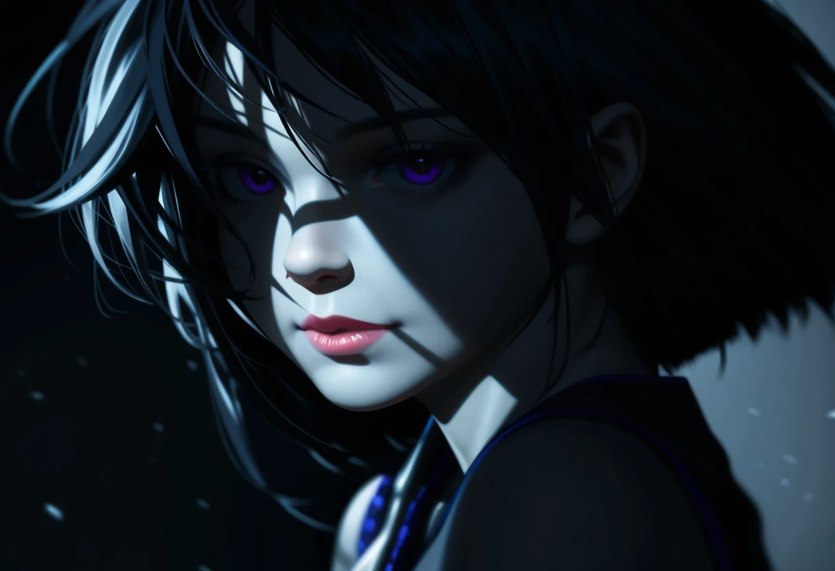 break-high-contrast-depth-field-fresh-7ffa08 on Indigo Furry Mix XL