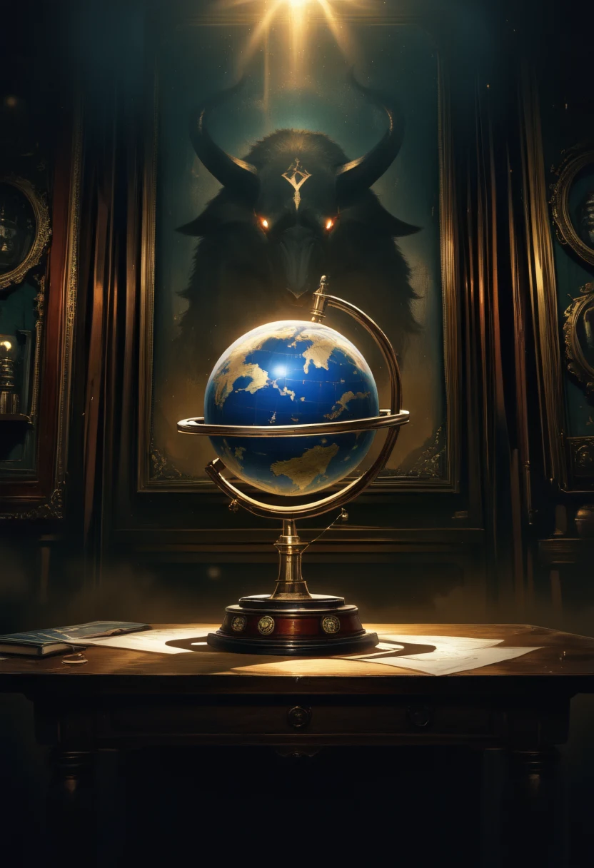 cinematic-photo-stylish-world-globe-made-27ed42 on ✨ JANKU Trained + Chenkin & NoobAI + RouWei Illustrious XL ✨