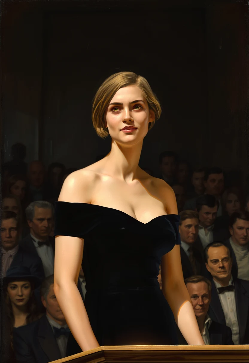 classical-oil-painting-cute-shy-woman-75fb1e on PixelWave