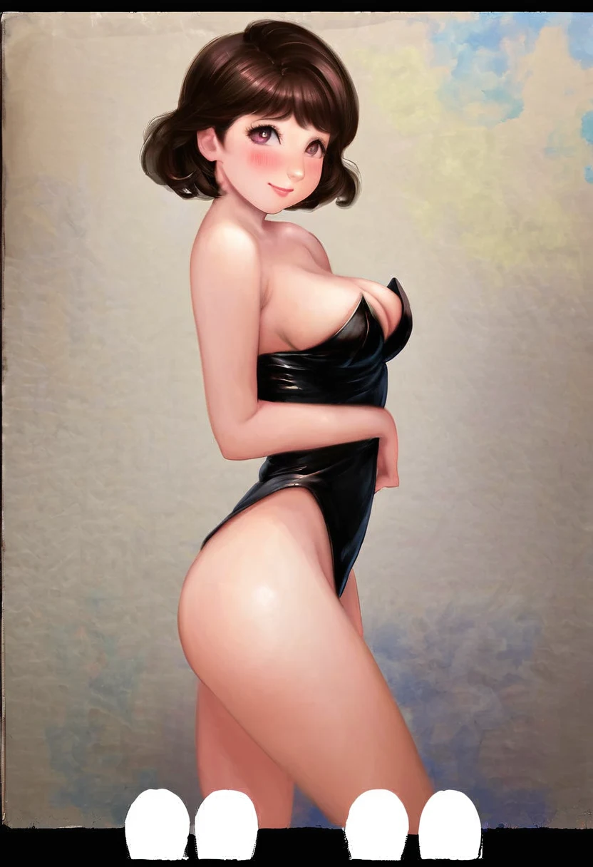 classical-oil-painting-cute-shy-woman-75fb1e on Pony Diffusion XL