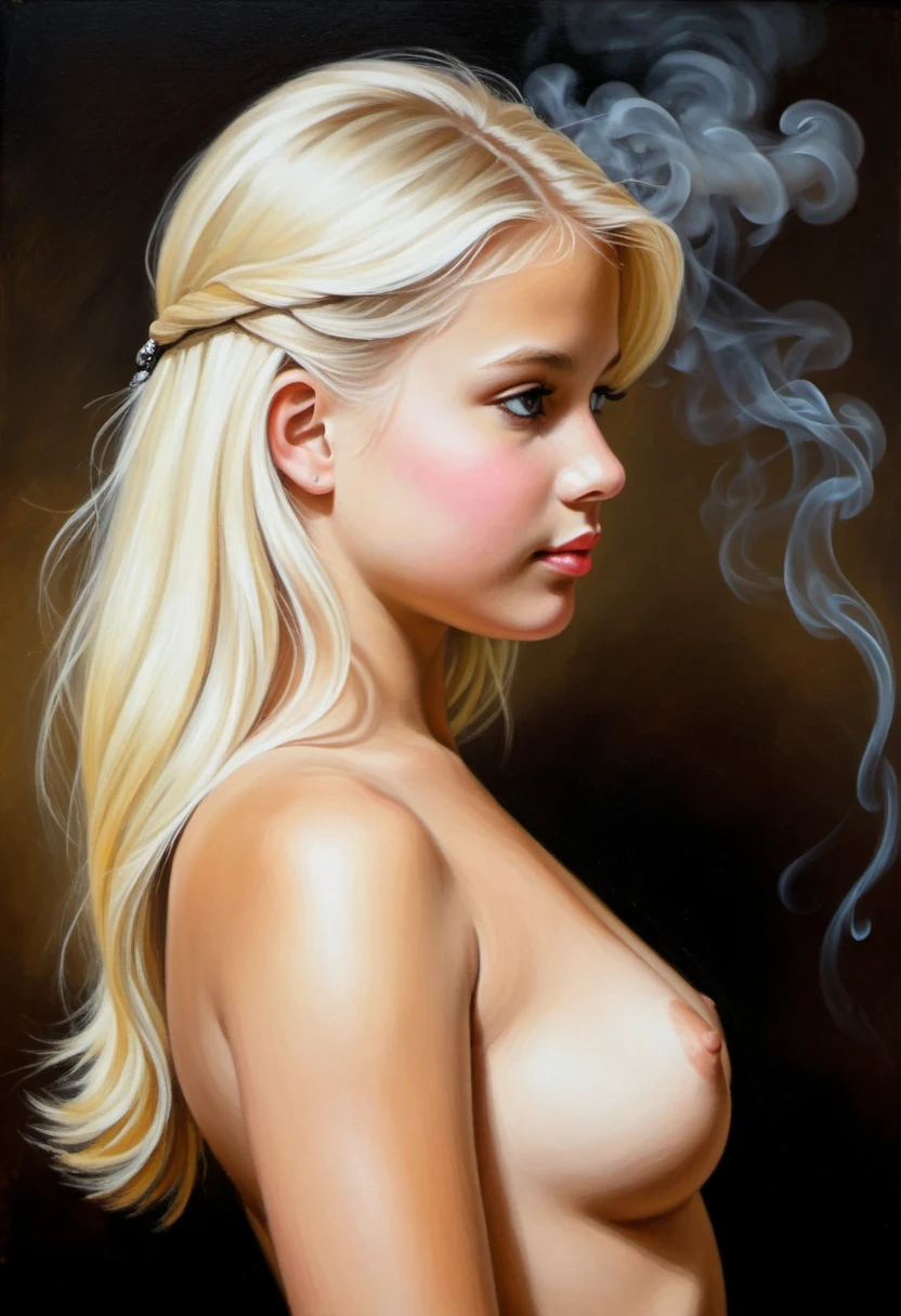classical-oil-painting-side-view-cute-f29a8b on epiCRealism XL