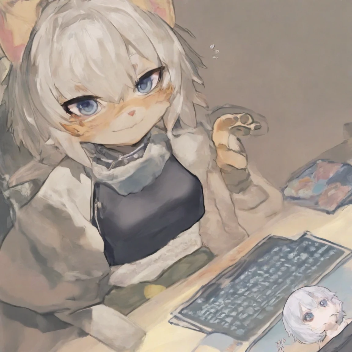 create-charming-hand-drawn-doodle-tiny-2fe9d2 on Hassaku XL (Illustrious)