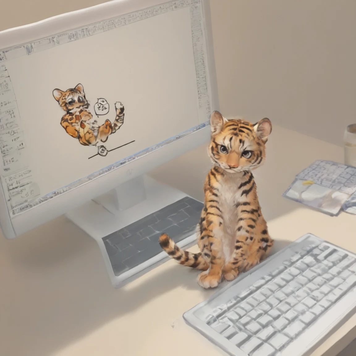 create-charming-hand-drawn-doodle-tiny-2fe9d2 on ✨ JANKU Trained + Chenkin & NoobAI + RouWei Illustrious XL ✨