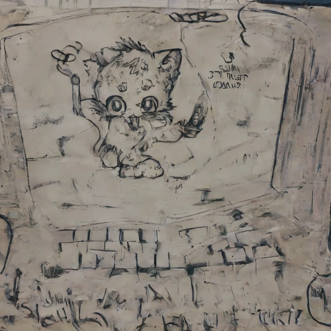 create-playful-hand-drawn-doodle-fluffy-2ac814 on The Araminta Experiment (SDXL+Flux)