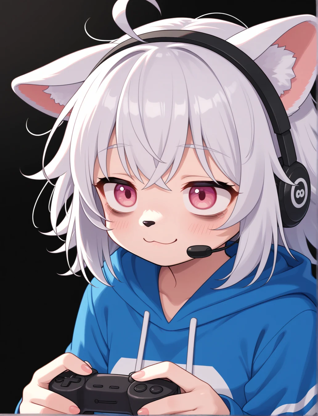 cutesy-1girl-hannah-furry-female-white-8f1502 on boleromix(Pony)