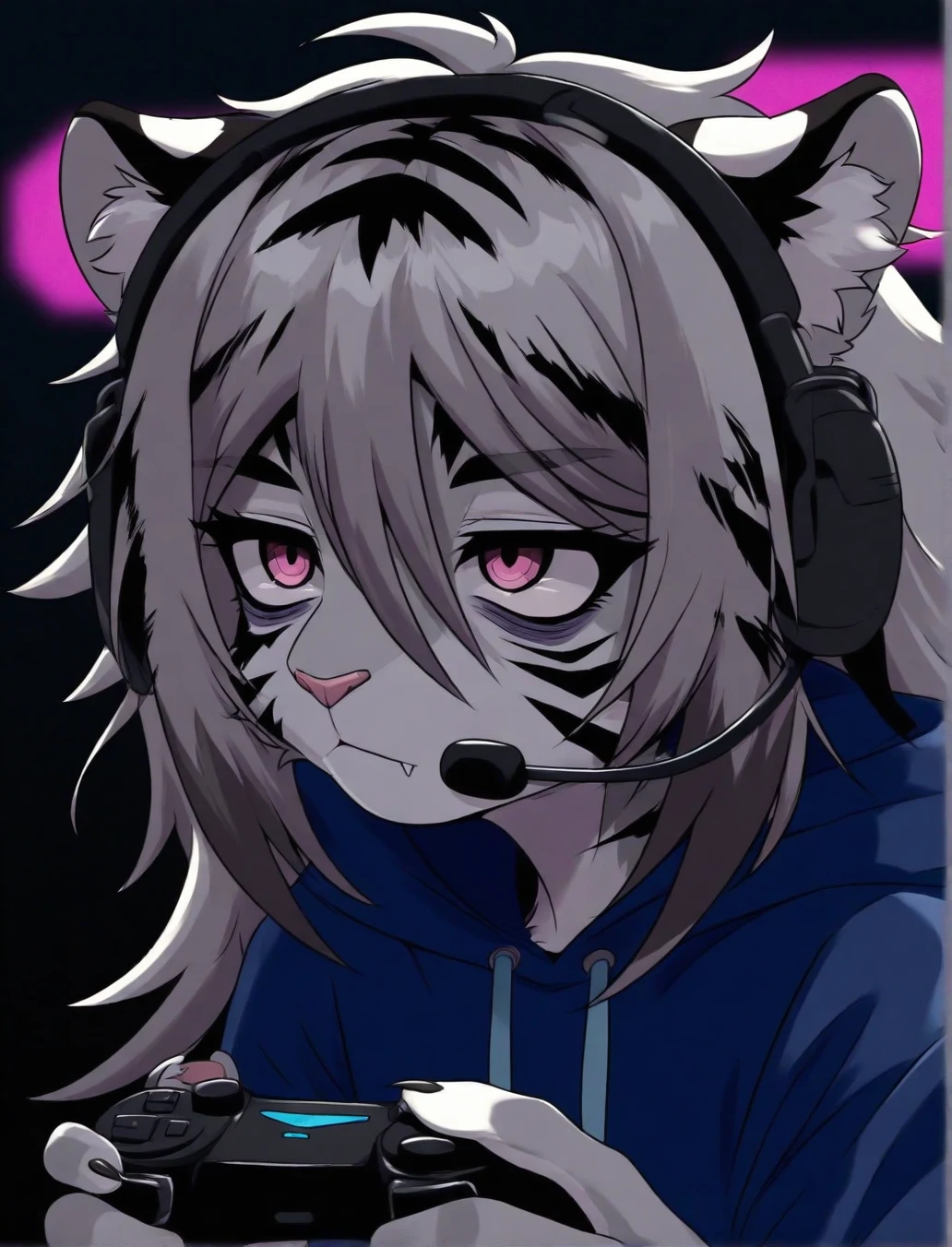 cutesy-1girl-hannah-furry-female-white-8f1502 on Hassaku XL (Illustrious)