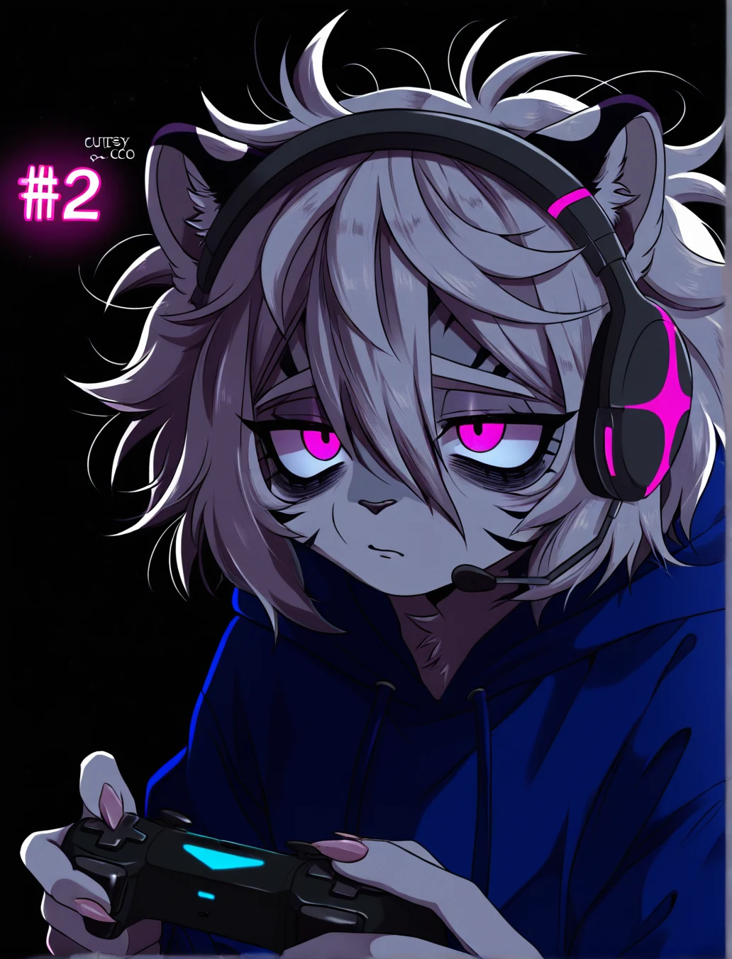 cutesy-1girl-hannah-furry-female-white-8f1502 on Indigo Furry Mix XL