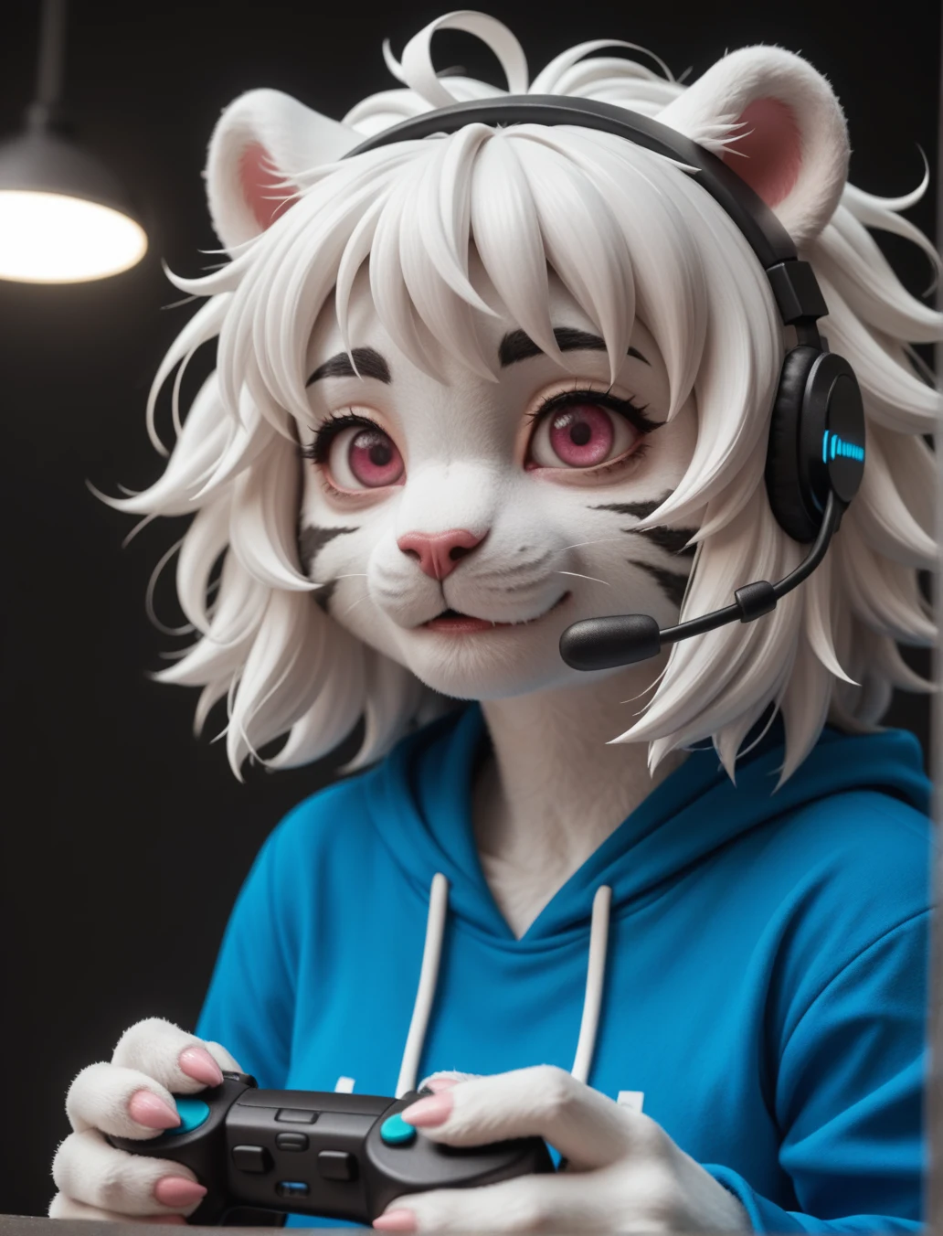 cutesy-1girl-hannah-furry-female-white-8f1502 on Realism By Stable Yogi (Pony)